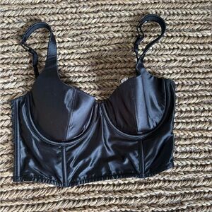 Victorias secret satin corset/Bustier